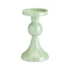 Chandelier avec rond en métal vert - Ø 8 x H 15 cm