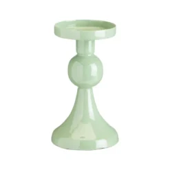 Chandelier avec rond en métal vert - Ø 8 x H 15 cm