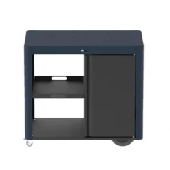 Chariot Achille bleu navy et noir pour plancha Eno