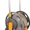 Chariot métallique pour arrosage avec tuyau coloris gris Hozelock - 20 m