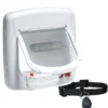 Chatière Petsafe magnétique luxe blanche