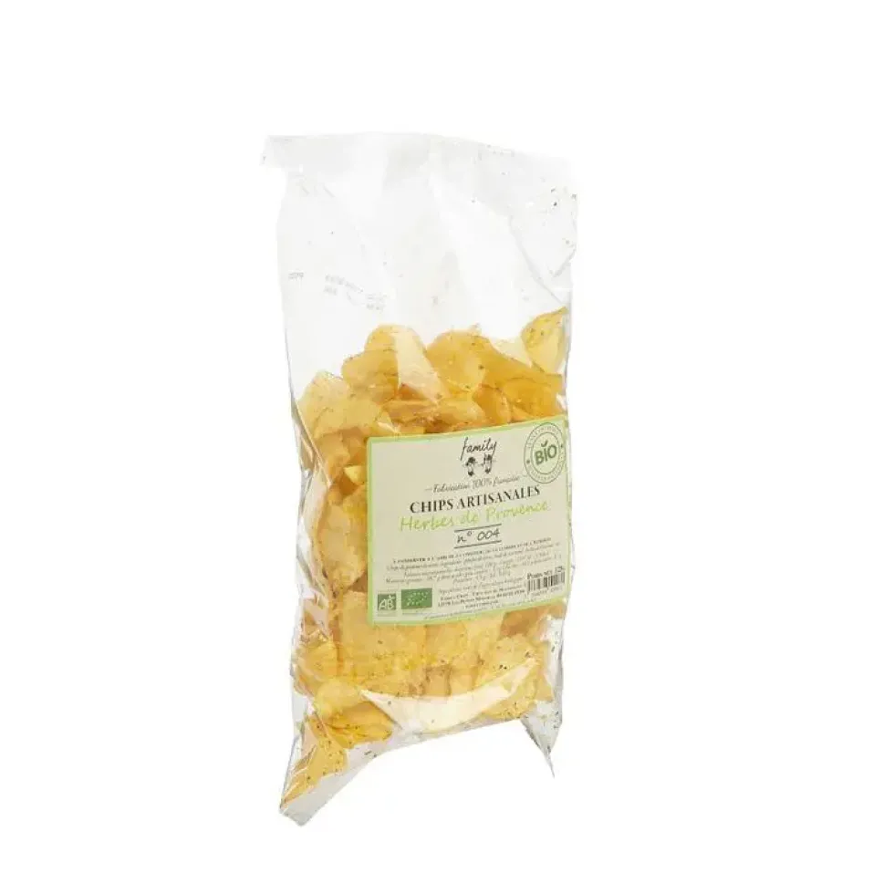 Chips artisanales herbes de provence bio Family chips - 125 g