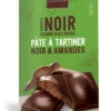 Chocolat noir pâte à tartiner chocolat noir amandes bio Bovetti - 100 g