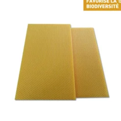 Cire gaufrée conventionnelle pour corps de ruche 26x41 cm