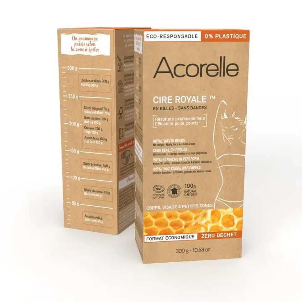 Cire Royale en billes corps visage Acorelle - 300 g