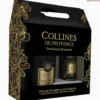 Coffret bougie et parfum intérieur senteur rose noire Collines de Provence - 180 g + 100 ml