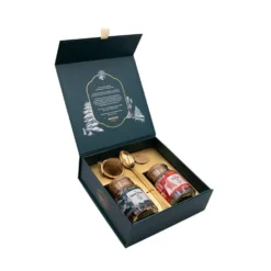 Coffret délices de Noël bio 2 bouteilles avec infuseur Provence d'Antan - 140 g