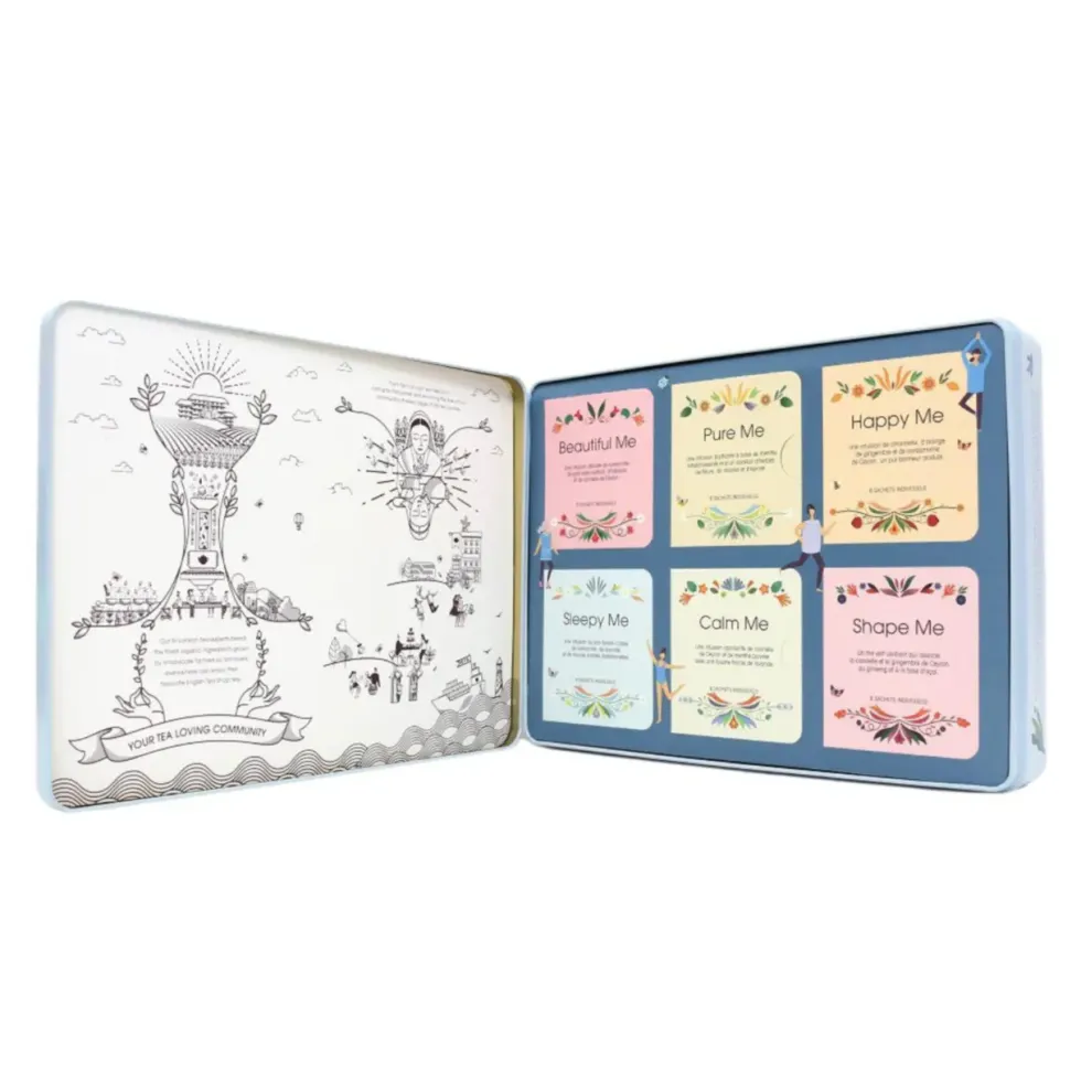 Coffret infusions et thés bio collection Wellness English Tea Shop - 36 sachets