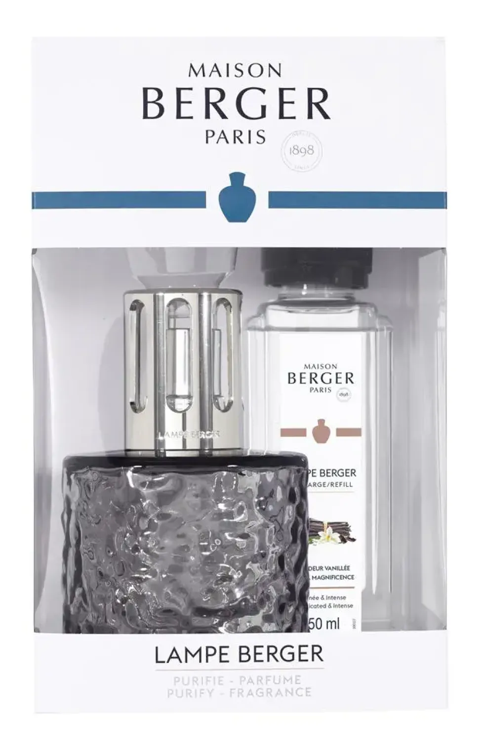 Coffret lampe mirage Noire Lampes Berger - 250 ml