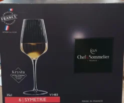 Coffret 6 verres à pied Chef Sommelier Symétrie 35 cl - les 6 pièces