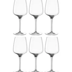 Coffret 6 verres à vin en verre transparent Cesti - 280 ml