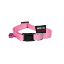 Collier chat rose 1x20/30 cm