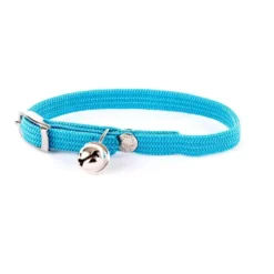 Collier élastique pour chat bleu