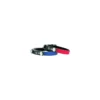 Collier pour chat en cuir coloris bleu marine Bobby porte-adresse