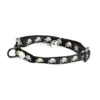 Collier Tête de mort pour chat noir