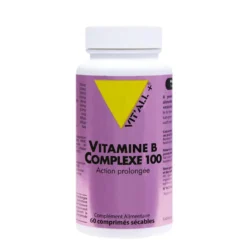 Complexe de vitamine B à action prolongée en boite de 60 comprimés
