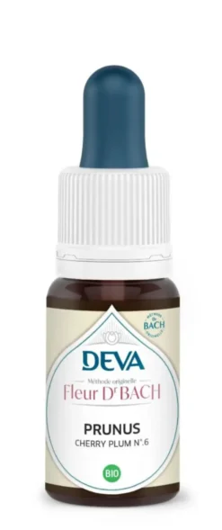 Complément alimentaire fleur de Bach prunus bio Deva - 15 ml