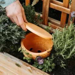 Composteur à planter Terracotta Ceercle - Ø 15 cm x H 35 cm - 4 L