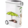 Container à croquettes pour chien coloris blanc et noir Pet collection – 54 L (20 kg)