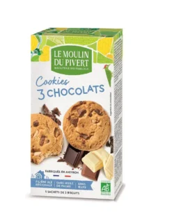 Cookies 3 Chocolats boîte 175g