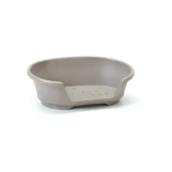 Corbeille pour chien en plastique gris Savic modèle Cosy Air 78 cm (fond du panier) - 90 x 60 x 26 cm