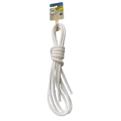 Cordon pour hamac ou voile d'ombrage coloris blanc en corde synthétique Gard&Rock - Ø 8 cm x 3 m