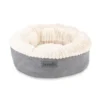 Couchage pour chien ou chat coloris gris corbeille ronde Scruffs Ellen - Taille M Ø 55 cm