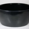 Coupe en céramique coloris anthracite Orchidée - Ø 28,5/26,5 x H 13 cm
