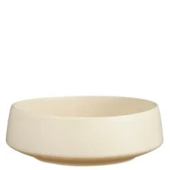 Coupe en grès crème Nika - Ø 23 x H 8,5 cm