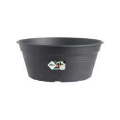 Coupe living noir Elho Green Basics - Ø 38 cm