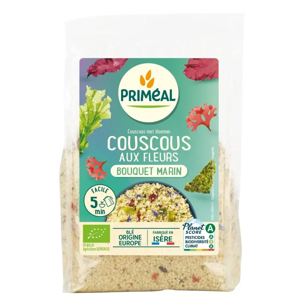 Couscous bio aux fleurs bouquet marin Priméal - 300 g