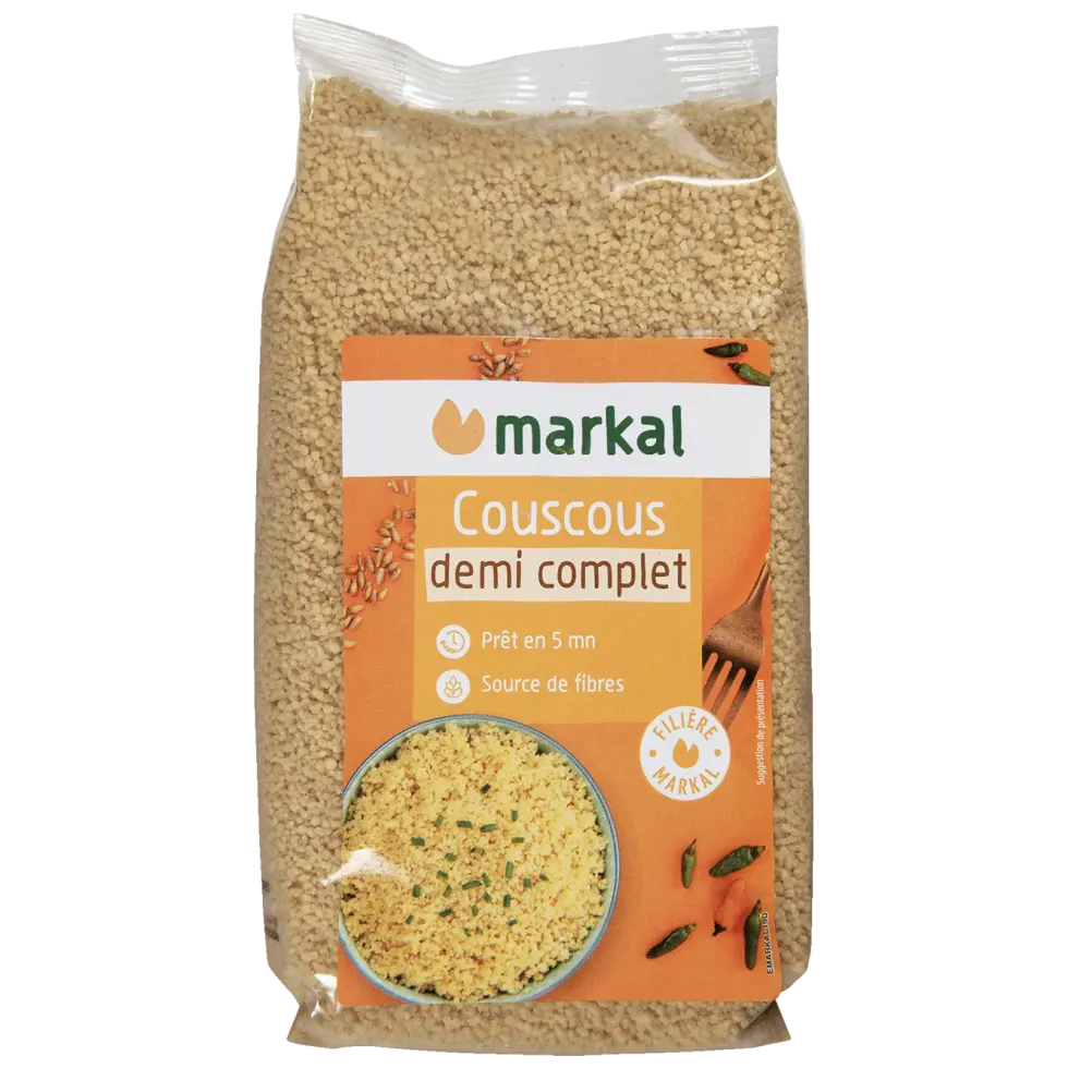 Couscous 1/2 complet bio Markal - 500 g