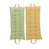 Coussin pour bain de soleil coloris multicolore en coton - 120 x 58 x 7 cm