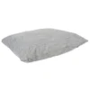 Coussin rectangulaire pour chien coloris gris Europet Textura Eco - 80 x 55 x 7 cm
