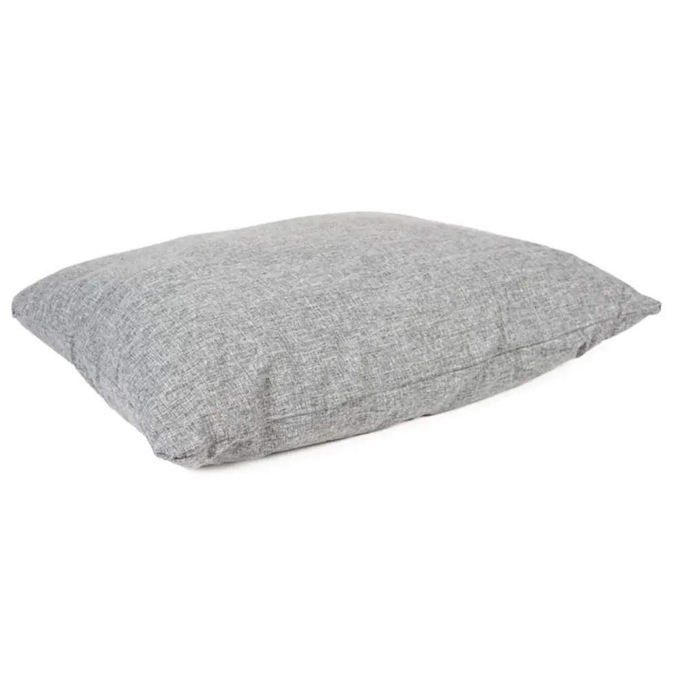 Coussin rectangulaire pour chien coloris gris Europet Textura Eco - 80 x 55 x 7 cm