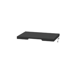 Couvercle plancha 60 noir Le Marquier - L 63 x P 41 cm