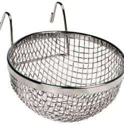 Couvoir métallique pour oiseaux exotiques coloris gris Flamingo – 9,5 cm