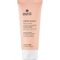 Crème pour les mains au beurre de karité et à l'aloe vera Bio Avril - 100 ml