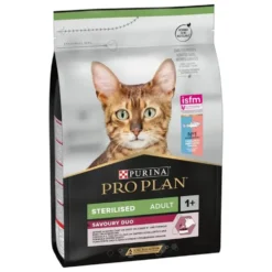Croquette pour chat adulte stérilisé au cabillaud Pro Plan - 3 kg