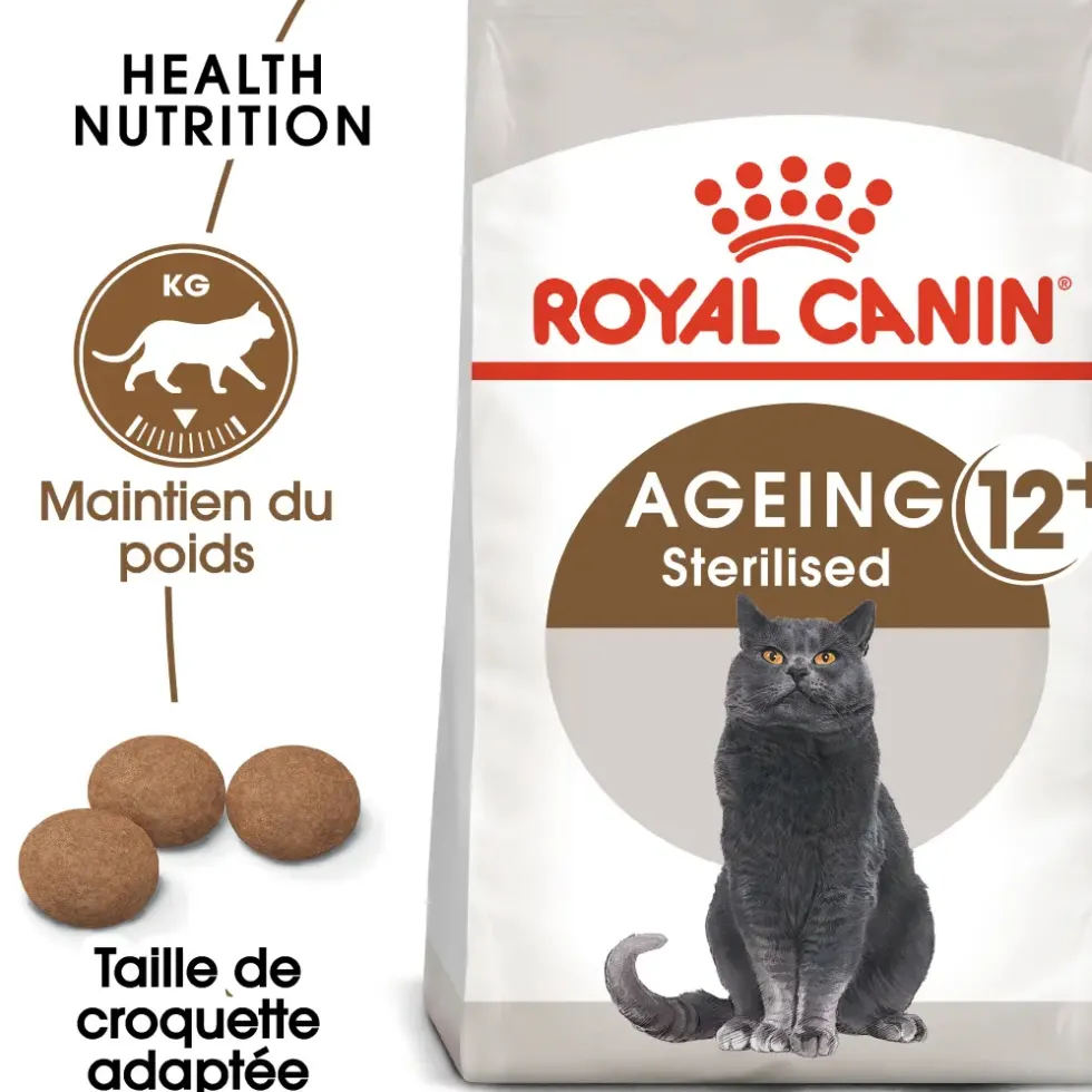 Croquette pour chat mature stérilisé Royal Canin - 2 kg