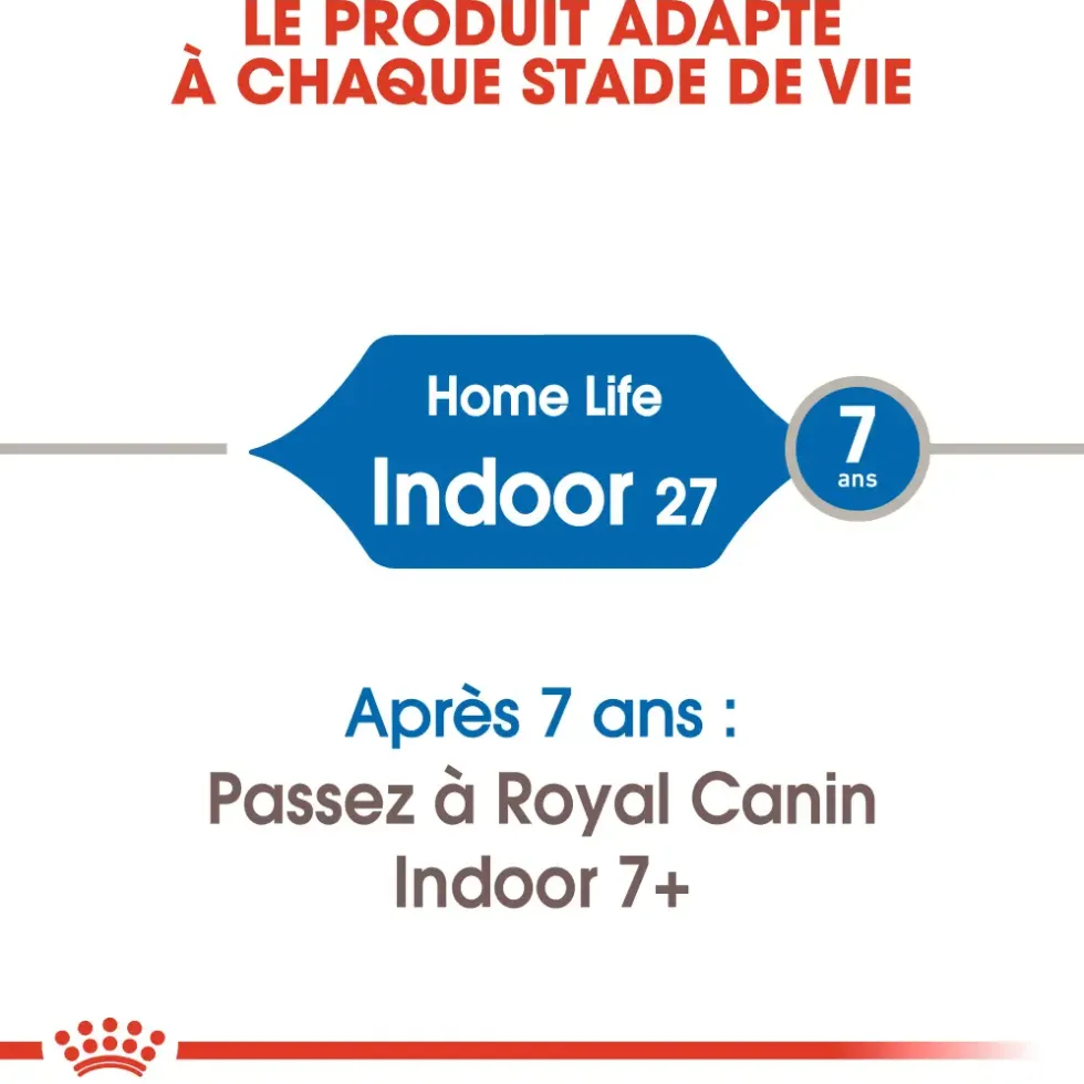 Croquettes pour chat adulte d'intérieur Royal Canin Indoor 27 - 4 kg