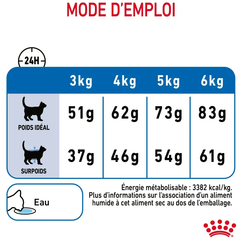 Croquettes pour chat adulte Royal Canin Light Weight Care - 3 kg