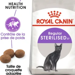 Croquettes pour chat adulte stérilisé Royal Canin Sterilised 37 - 10 kg