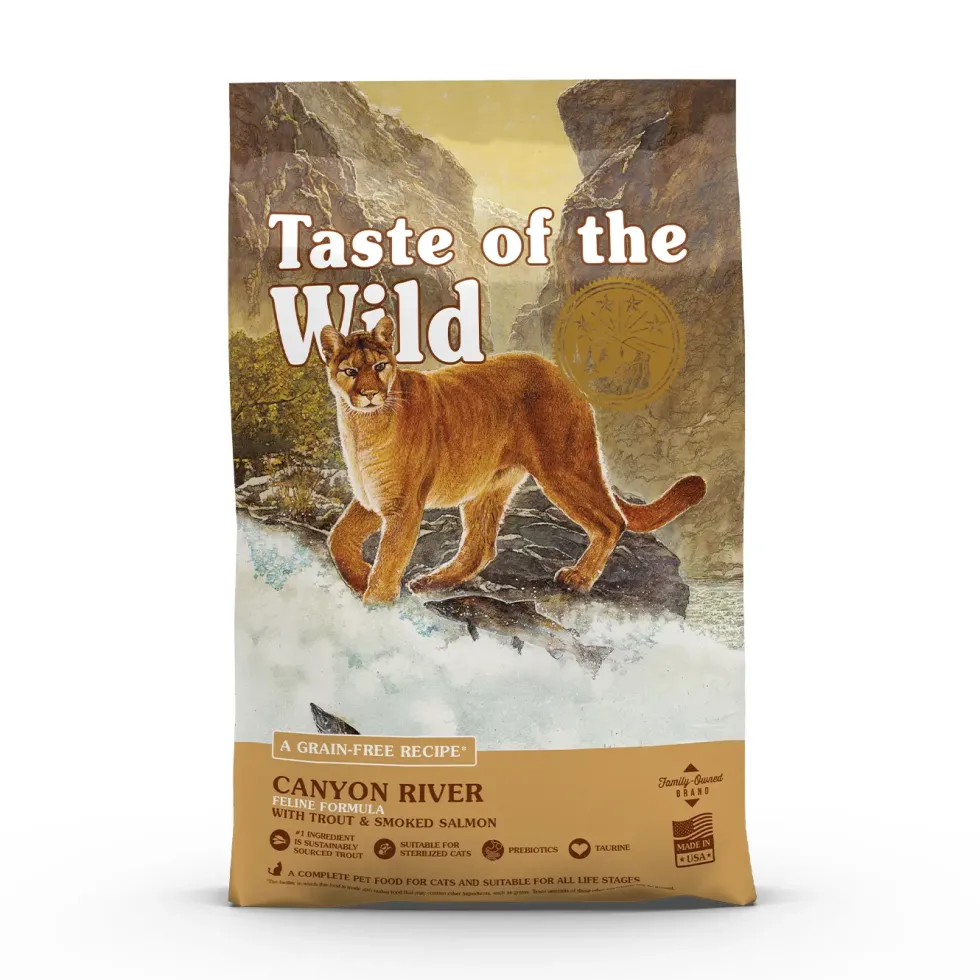 Croquettes pour chat à la truite Canyon River - 6,6 kg