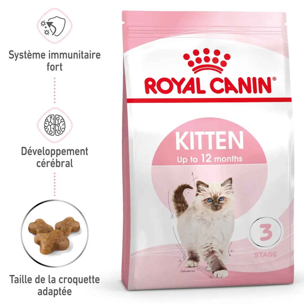 Croquettes pour chaton Royal Canin Kitten Croissance - 4 kg