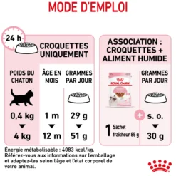 Croquettes pour chaton Royal Canin Kitten Croissance - 4 kg