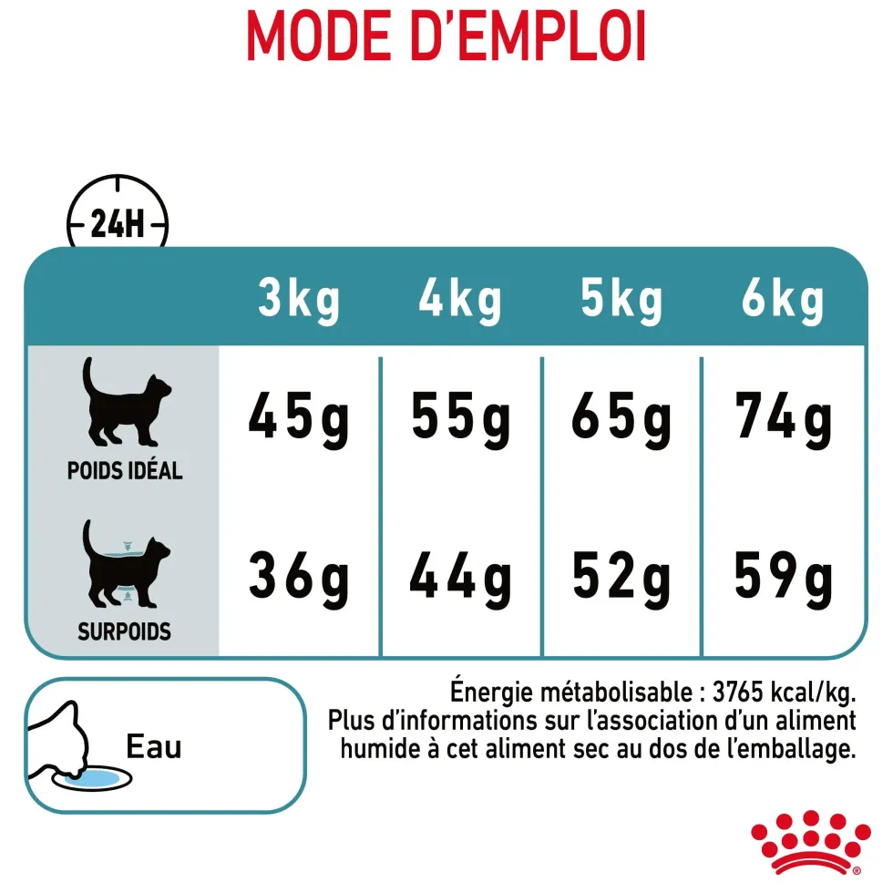 Croquettes pour chat Royal Canin Hairball Care - 4 kg
