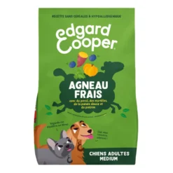 Croquettes pour chien adulte à l'agneau sans céréales Edgard & Cooper - 7 kg
