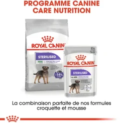 Croquettes pour chien adulte stérilisé de petite taille Royal Canin Mini Sterilised - 3 kg