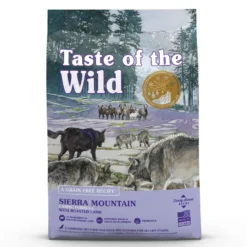 Croquettes pour chien adulte sans céréales agneau rôti Taste of the Wild Sierra Mountain - 2 kg
